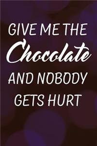 Give Me the Chocolate and Nobody Gets Hurt