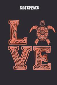 Tagesplaner mit Mandala Schildkröte