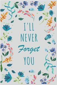 Password Book I'll Never Forget You