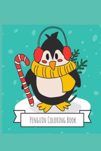 Penguins Coloring Book