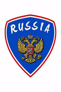 Russland Flaggen Notizbuch
