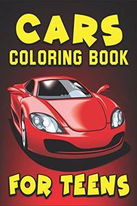 Cars Coloring Book for Teens