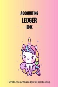 Accounting Ledger Book Simple Accounting Ledger Book For Bookkeeping