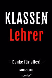 Notizbuch für Lehrer / Lehrerin / Erzieher - Abschiedsgeschenk / Dankeschön
