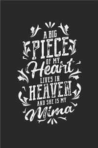 A Big Piece Of My Heart Live In Heaven And She Is My Mima