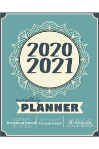 2020-2021 Monthly Planner