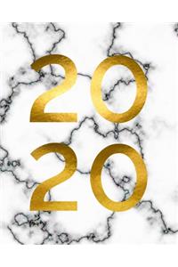 2020 - Weekly + Monthly Planner - January 2020 - December 2020