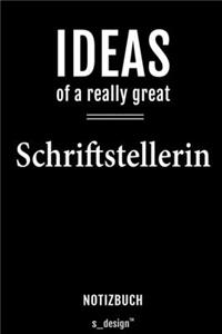 Notizbuch für Schriftsteller / Schriftstellerin