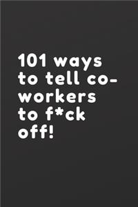 101 ways to tell co-workers to f*ck off