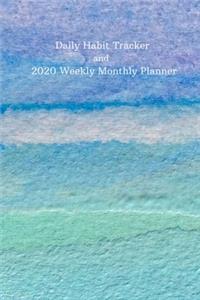 Daily Habit Tracker and 2020 Weekly Monthly Planner