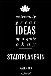Kalender für Stadtplaner / Stadtplanerin