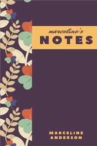 MARCELINE'S NOTEBOOK 100 page