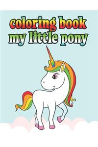 coloring book my little pony