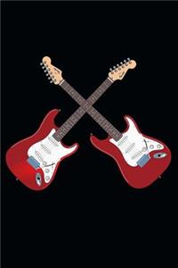Dueling Electric Guitars Journal: 150 Page Lined Notebook/Diary