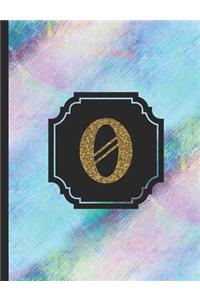 Letter O Monogram Notebook