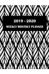 2019-2020 Weekly monthly planner