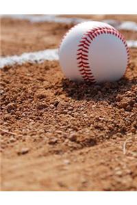 Baseball in the Dirt Composition Notebook