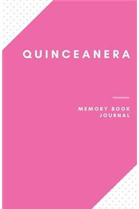 Quinceanera Memory Book Journal