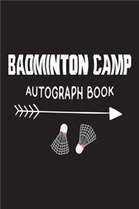 Badminton Camp Autograph Book