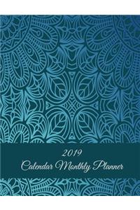 2019 Calendar Monthly Planner