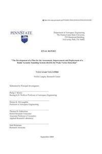 The Development of a Plan for the Assessment, Improvement and Deployment of a Radar Acoustic Sounding System (Rass) for Wake Vortex Detection