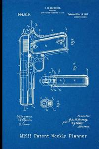 M1911 Patent Weekly Planner