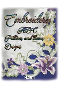 Embroidery ABC Patterns and themes Designs