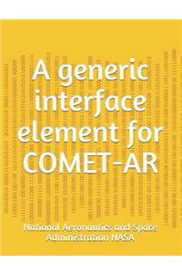 A generic interface element for COMET-AR