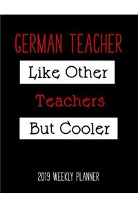 German Teacher 2019 Weekly Planner