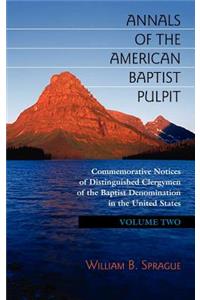 Annals of the American Baptist Pulpit