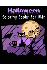 Halloween Coloring Books for Kids: A Fun Halloween Coloring Books for Kids