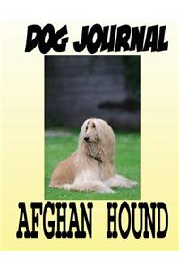 Dog Journal Afghan Hound