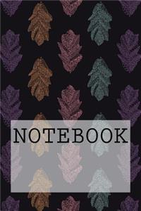 Notebook: Leaves in Dark, Rydal Water, Lake District. Dotted (6 X 9): Dotted Paper Notebook