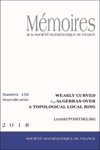 Weakly Curved $\mathrm {A}_{\infty }$-Algebras Over a Topological Local Ring