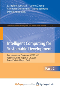 Intelligent Computing for Sustainable Development