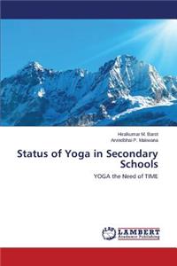 Status of Yoga in Secondary Schools