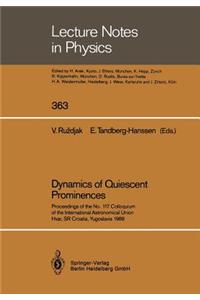 Dynamics of Quiescent Prominences