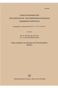 Einige Analytische Anwendungen Der Zincke-Königschen Reaktion