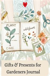 Gifts & Presents for Gardeners Journal