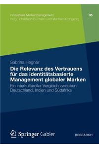 Die Relevanz Des Vertrauens Für Das Identitätsbasierte Management Globaler Marken