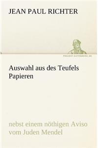 Auswahl Aus Des Teufels Papieren