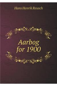 Aarbog for 1900