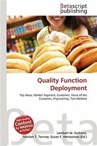 Quality Function Deployment