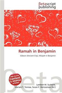Ramah in Benjamin