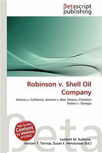 Robinson V. Shell Oil Company