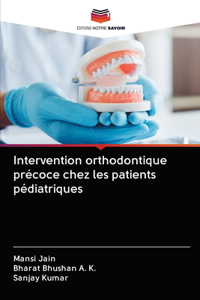 Intervention orthodontique précoce chez les patients pédiatriques