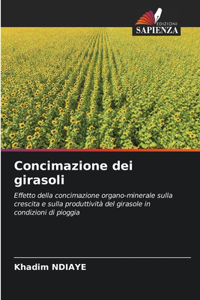 Concimazione dei girasoli