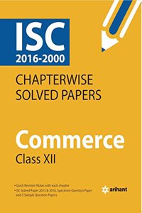 ISC Chapterwise Solved Papers COMMERCE class 12th