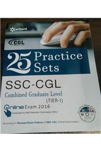 25 Practice Sets SSC-CGL Tier-1 Online Exam 2016