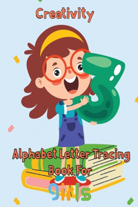 Creativity Alphabet Letter Tracing Book For Girls